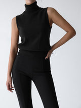 Verity | Women's Sleeveless Turtleneck Sweater