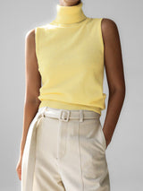 Verity | Women's Sleeveless Turtleneck Sweater