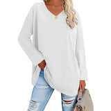 Winifred | Women's V-Neck Long Sleeve Tunic