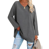Winifred | Women's V-Neck Long Sleeve Tunic