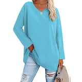 Winifred | Women's V-Neck Long Sleeve Tunic