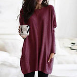Wren | Women's Oversized Long Sleeve Tunic with Pockets