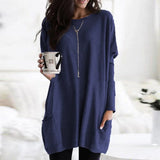 Wren | Women's Oversized Long Sleeve Tunic with Pockets