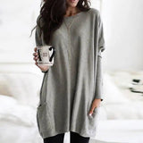 Wren | Women's Oversized Long Sleeve Tunic with Pockets
