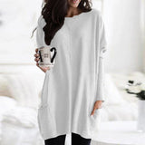 Wren | Women's Oversized Long Sleeve Tunic with Pockets