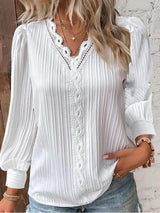 Zara | Women's V-Neck Long Sleeve Knit Sweater